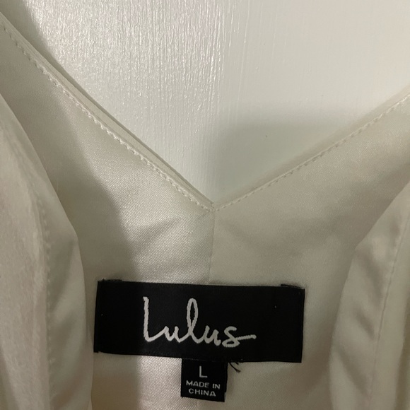 Lulu’s Ocean of Elegance Ivory Maxi Dress - Picture 5 of 9